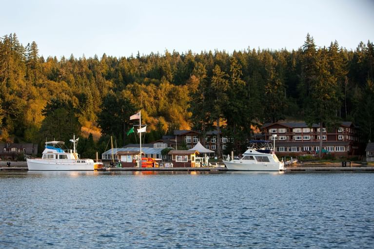 Picture of Alderbrook from the water